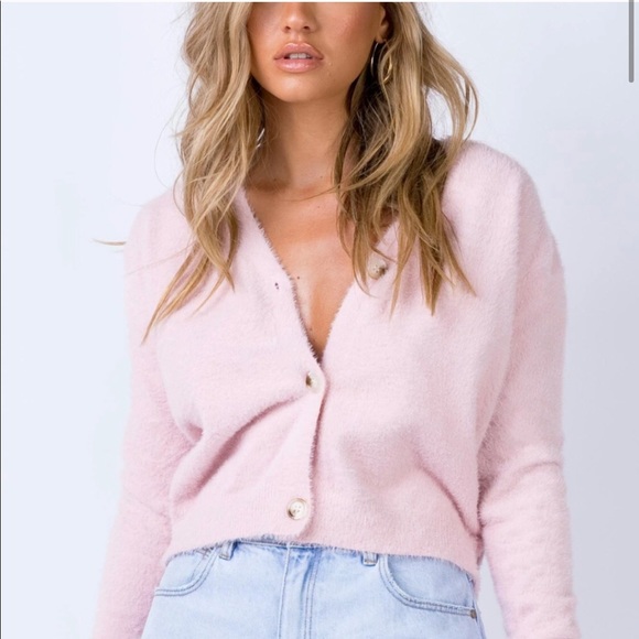 Princess Polly Tops - Princess Polly Pink Cardigan